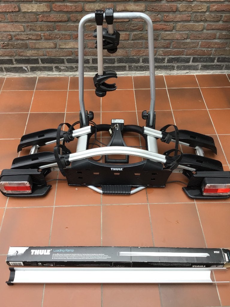 Fietsendrager Thule, Auto diversen, Fietsendragers, Ophalen, 2 fietsen, Zo goed als nieuw, Trekhaakdrager