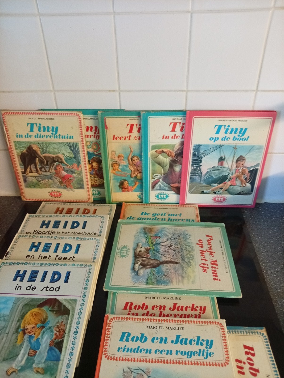 Lot rinkelbel en casterman, 14 boekjes nostalgie, Tiny, Heid, Boeken, Ophalen, Gelezen, Gijs Haag, Marcel Marlier,..., Prentenboek