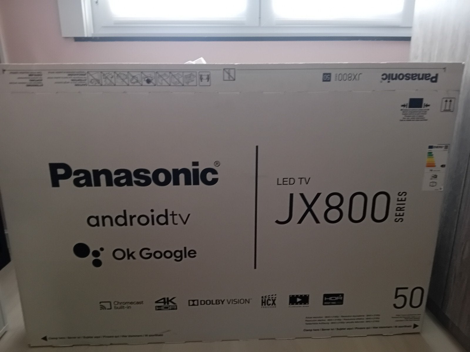 Panasonic  LED JX800 50 pouces, Ophalen