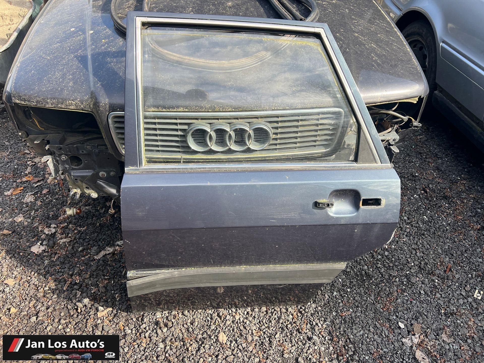 Audi 80 B2 typ 81 Portier deur la blauw, Ophalen, Gebruikt, -, Deur