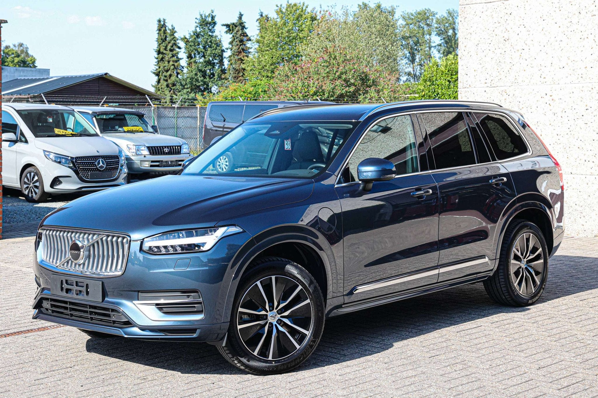 Volvo XC90 7-ZITPLAATSEN*PLUG-IN-HYBRIDE*AUTOMAAT*ACHTERUITR, Stof, Gebruikt, 4 cilinders, 1969 cc