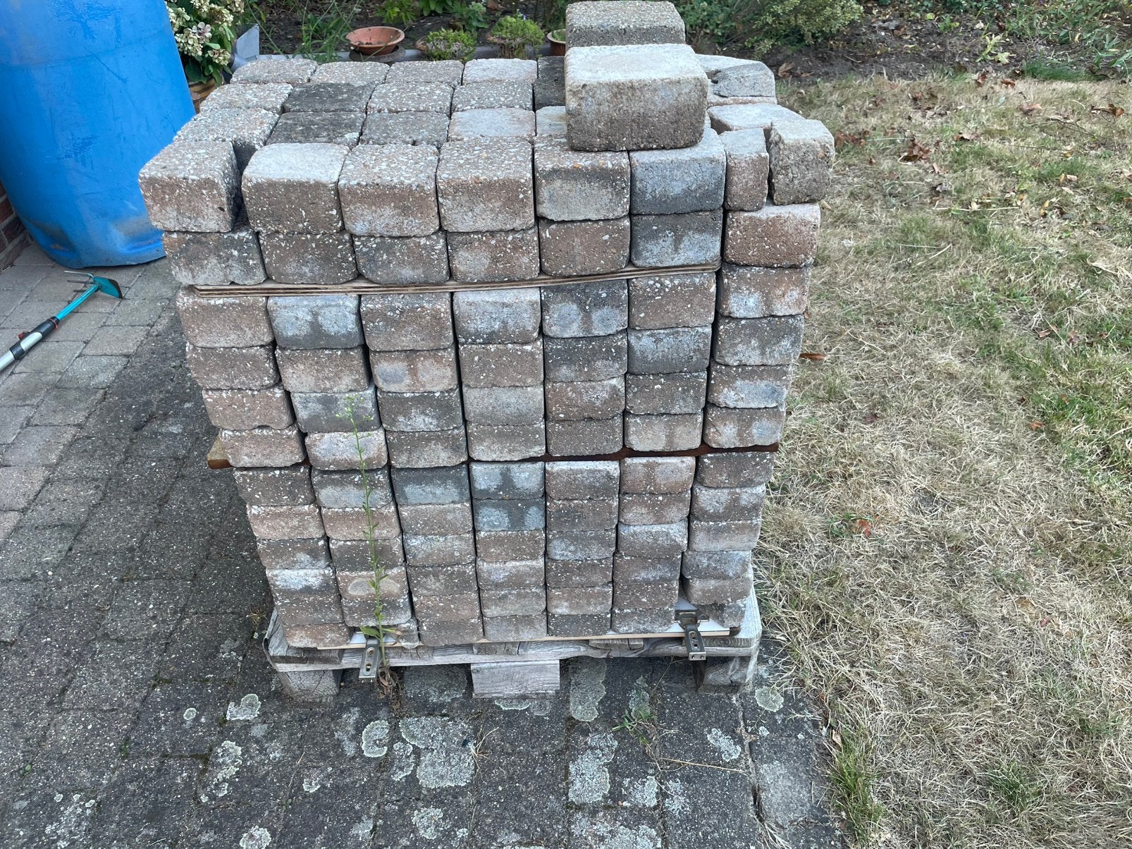 Palet stenen, Tuin en Terras, Ophalen, Gebruikt, Klinkers, Minder dan 5 m²