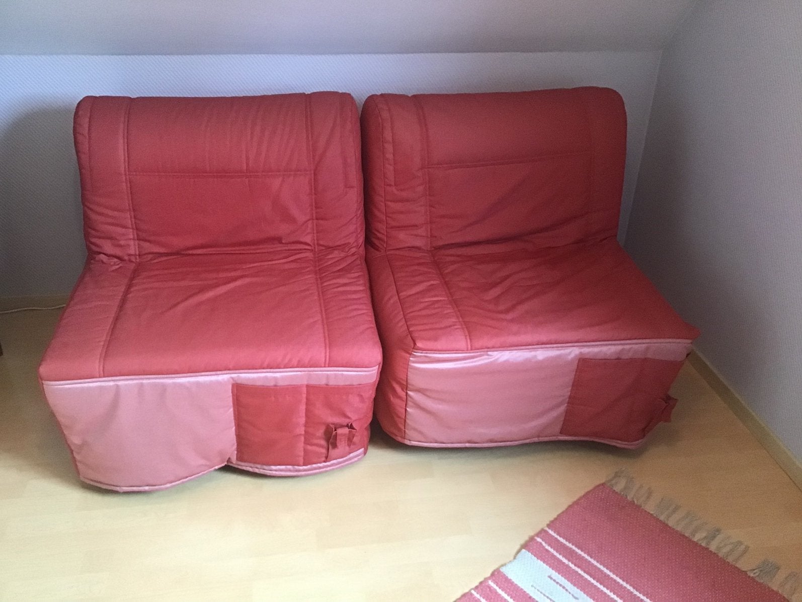 2 x éénpersoons slaapfauteuil in nieuw staat!, Ophalen, Eenpersoons, 190 cm of minder, Zo goed als nieuw