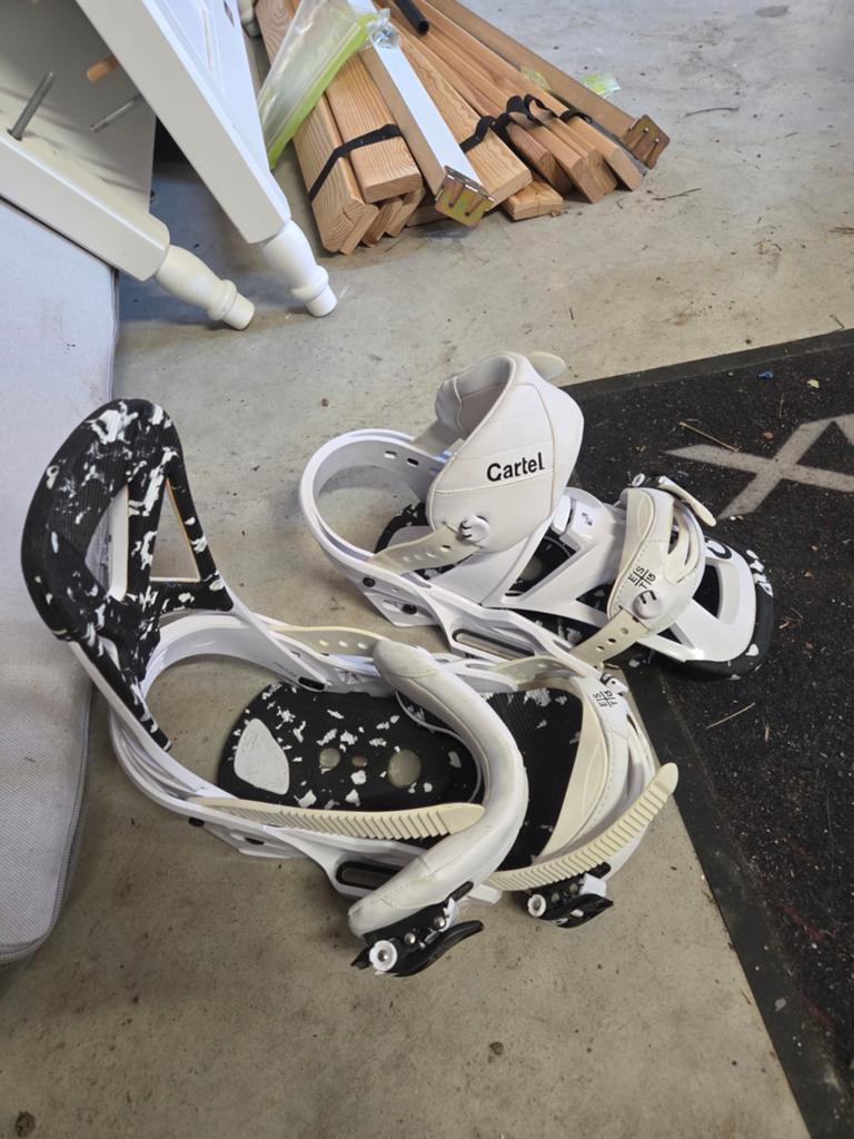 Snowboard bindingen Burton cartel est, Ophalen, Bindingen