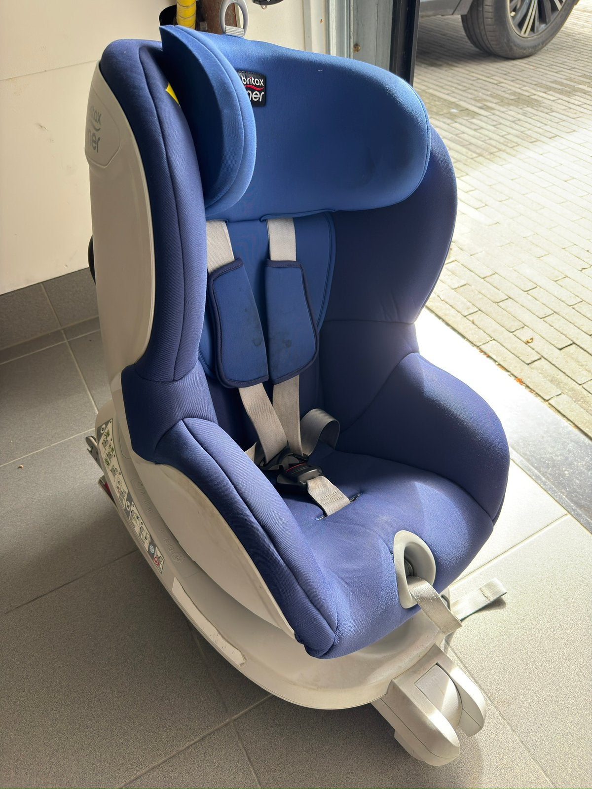 Britax Römer Dualfix Ocean Blue, Kinderen en Baby's, Autostoeltjes, Ophalen, Romer, 0 t/m 18 kg, Afneembare rugleuning
