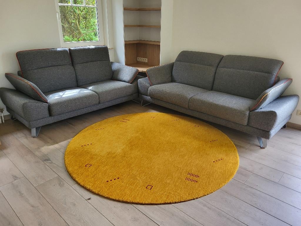 Canapés Zoon — 3 places et 2 places, Maison & Meubles, Canapés | Coins salons complets, Enlèvement, Utilisé, Tissus