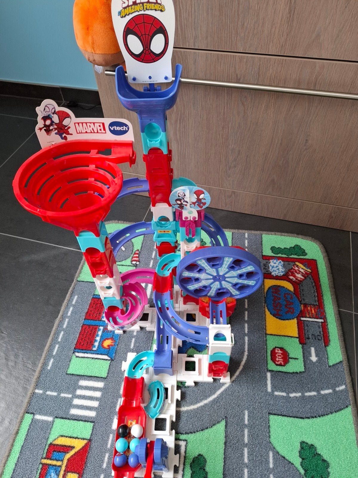 Vtech Marble Rush Spidey Super Spin Challenge, Ophalen, Zo goed als nieuw