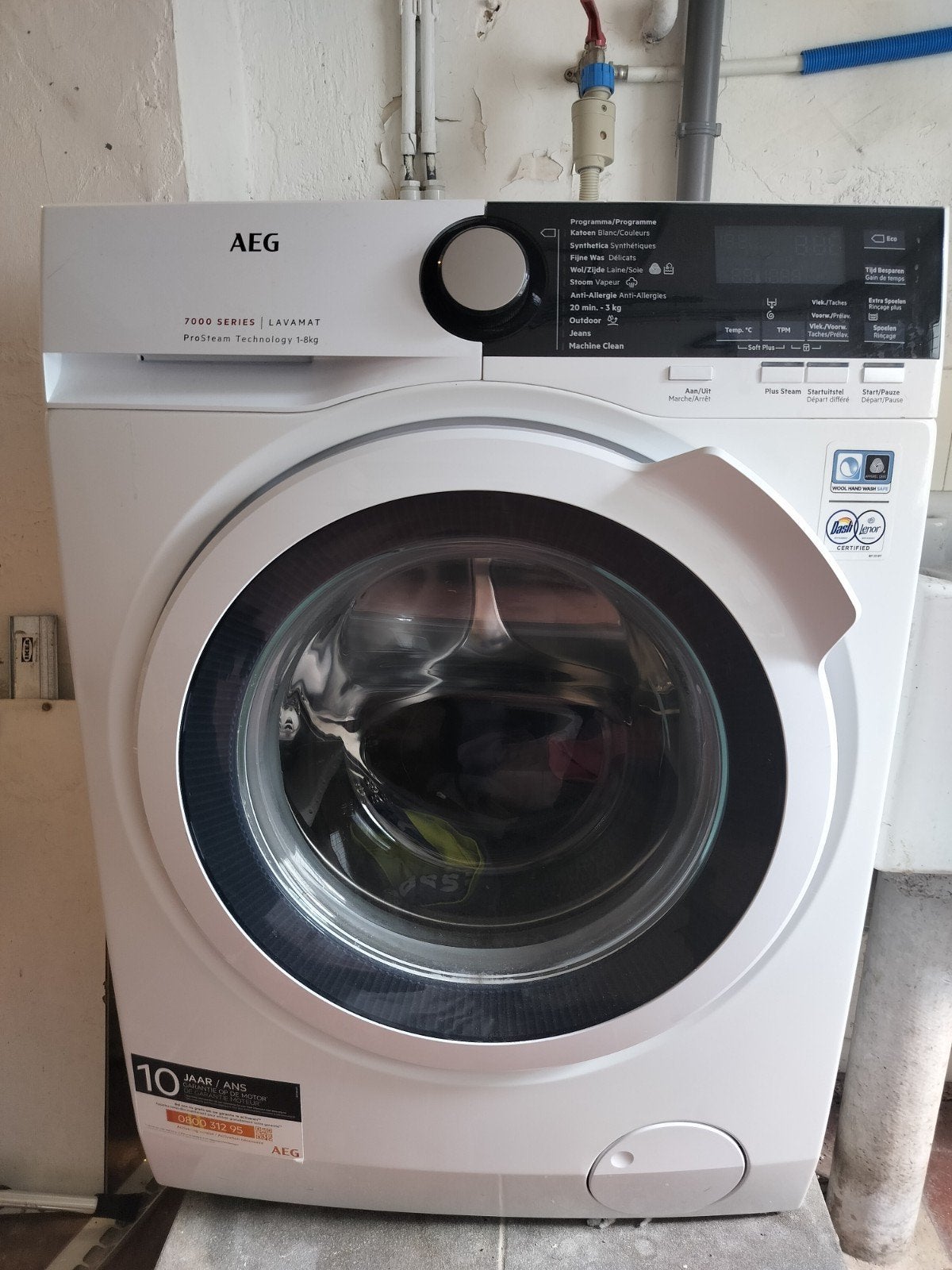 Machine à laver AEG, Electroménager, Lave-linge, 6 à 8 kg, Enlèvement, Comme neuf