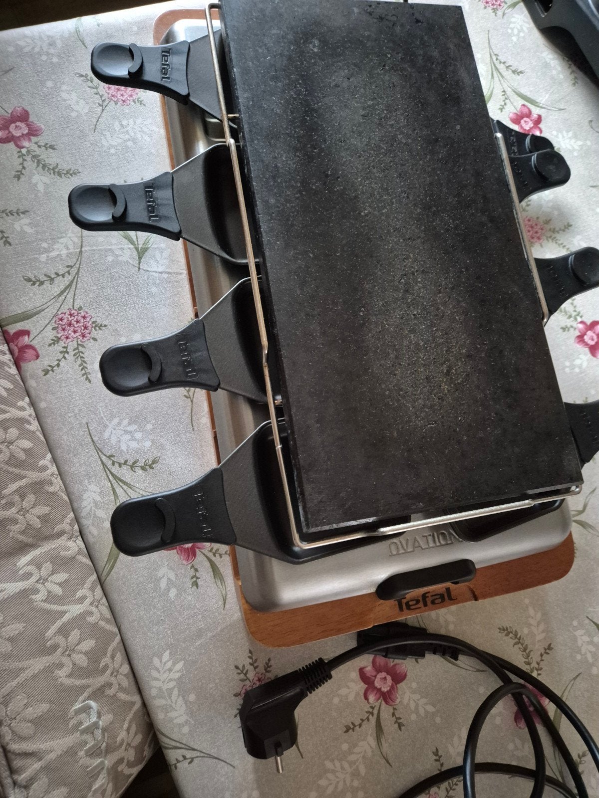 tefal gourmet/steengrill, Enlèvement, Utilisé