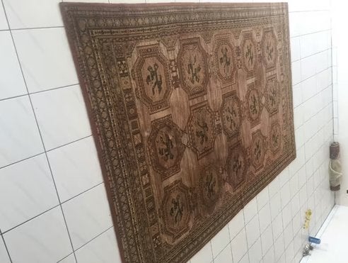 Vloertapijt, Huis en Inrichting, Stoffering | Tapijten en Vloerkleden, Ophalen, Gebruikt, Bruin, Klassiek