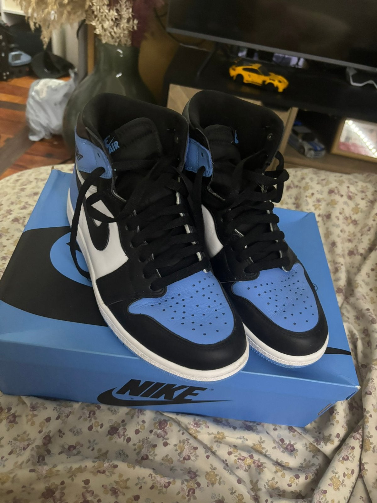 Nike air jordan 1 retro high OG, Kleding | Heren, Blauw, Ophalen of Verzenden, Zo goed als nieuw, Sneakers