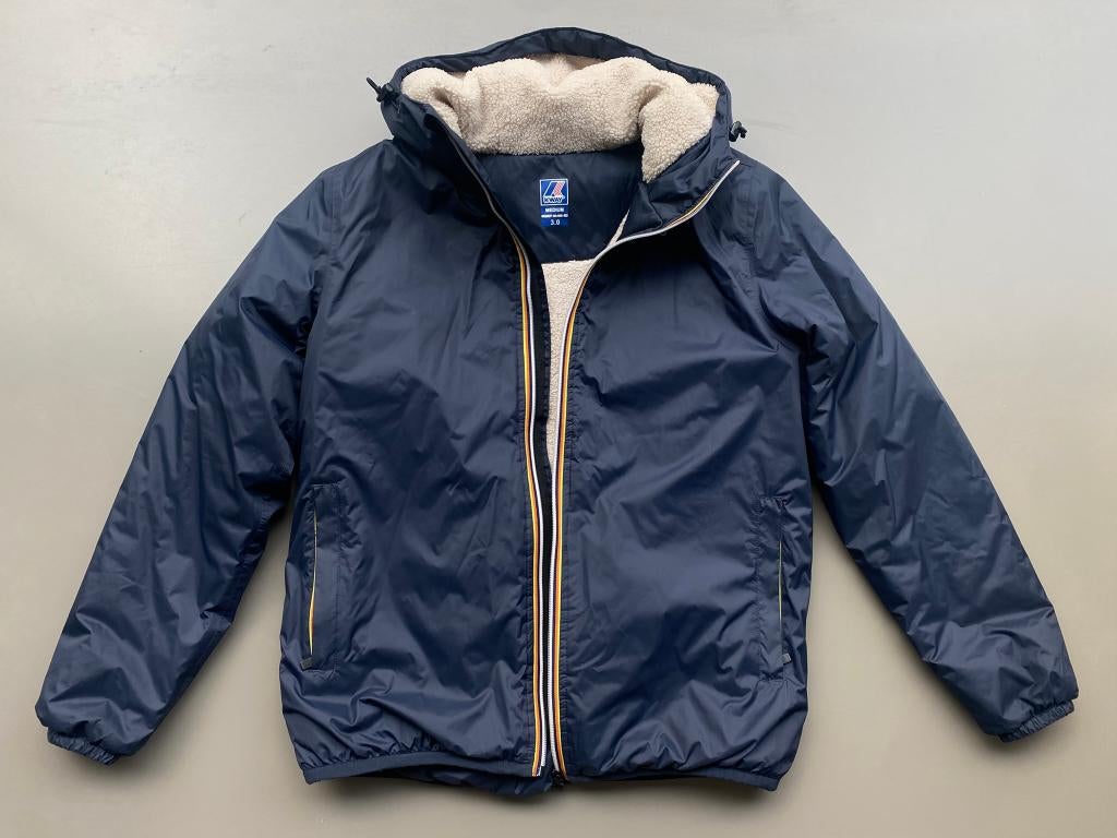 donkerblauwe Kway LE VRAI 4.0 CLAUDE ORSETTO, Maat 38/40 (M), K-way, Blauw, Ophalen of Verzenden