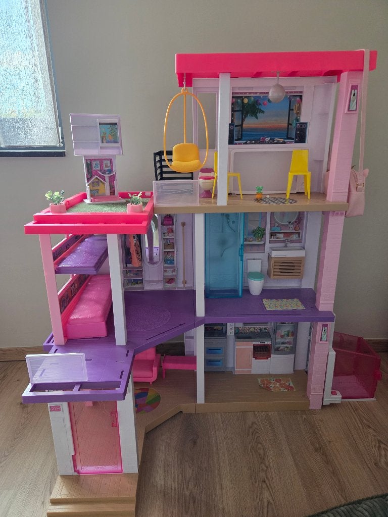 Barbiehuis en mobilhome, Kinderen en Baby's, Ophalen, Gebruikt