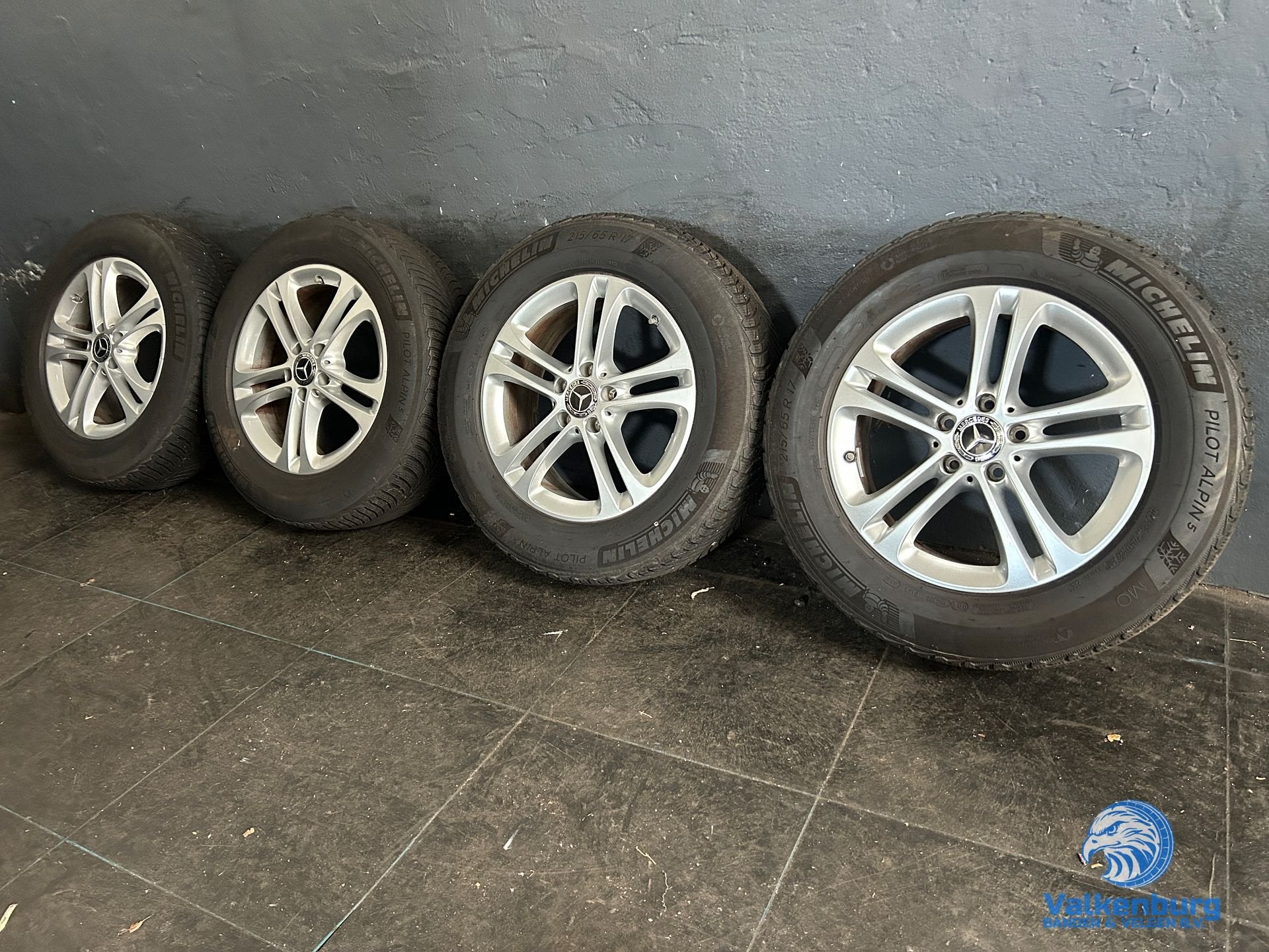 7-8mm! Originele Mercedes GLA W157 GLB W247 17 inch velgen 5, -, -, Banden en Velgen, 17 inch