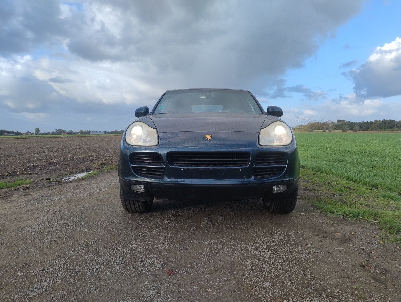 Porsche Cayenne S uit 2003 Tiptronic 4.5 V8 in Porsche Green, Auto's, Leder, Particulier, Groen, Verwarmde buitenspiegels