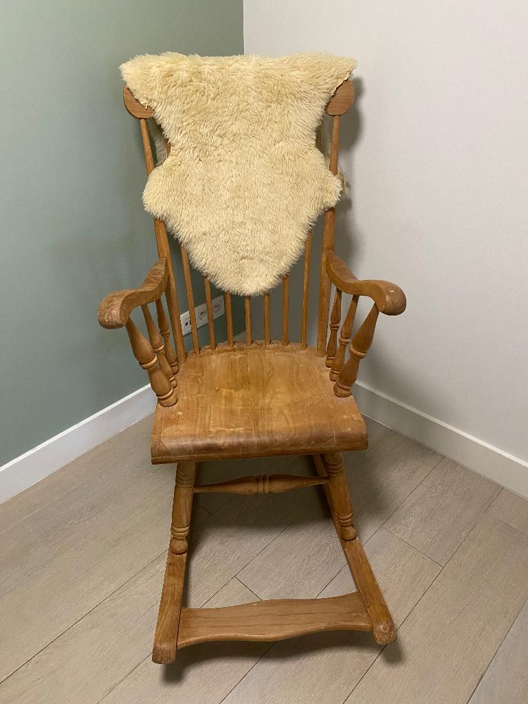 Houten schommelstoel, Enlèvement, Utilisé, Bois, Une