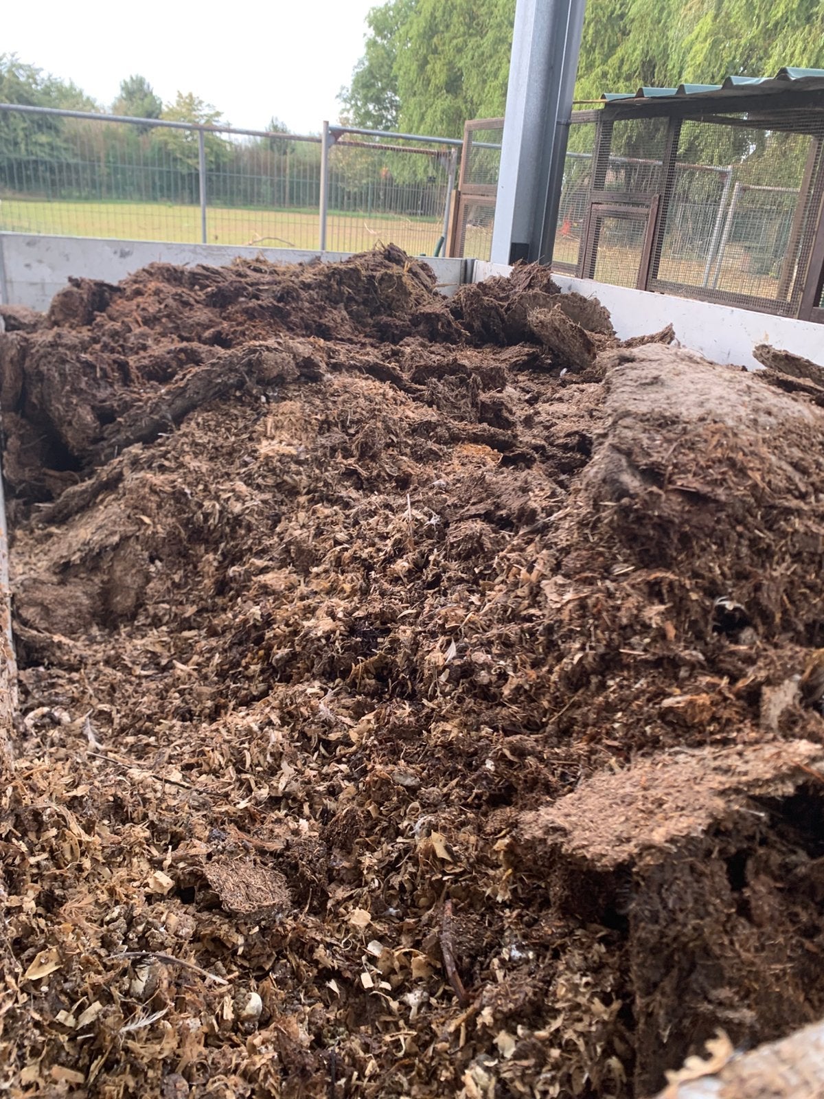 Mest voor de moestuin, Ophalen, Mest