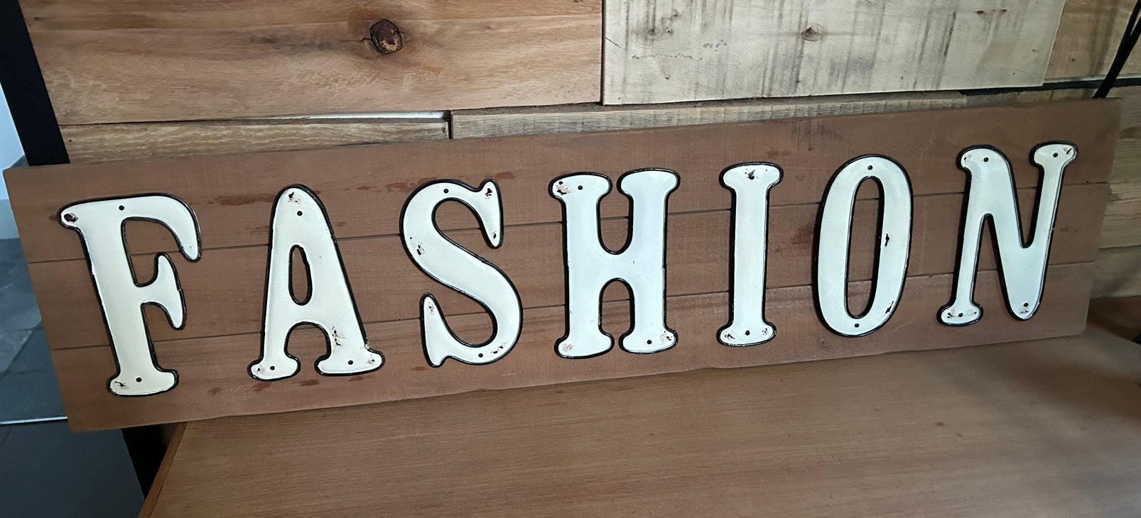 Fashion, Industrieel, 90 cm, Hout, 23 cm