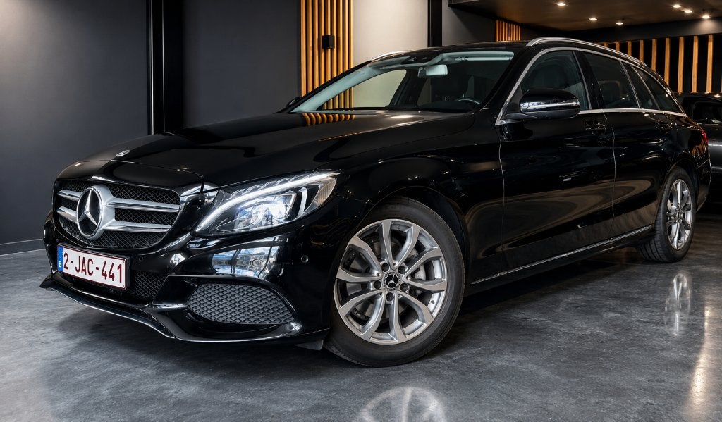 Mercedes-Benz C180 Break 1.6 Benzine | 2017 | 156 PK, Auto's, Mercedes-Benz, Automaat, 1600 cc, Zwart, Break