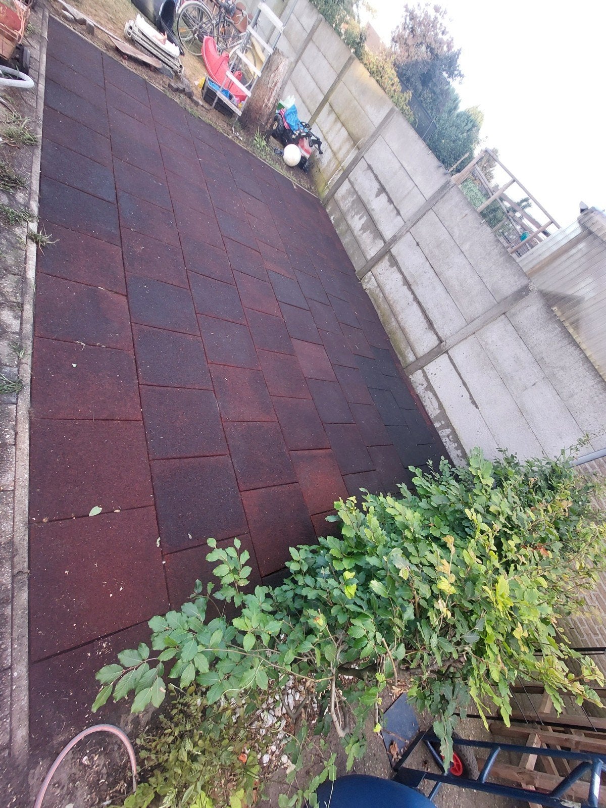 Grand lot de carreaux en caoutchouc, Enlèvement, Utilisé, Autres matériaux