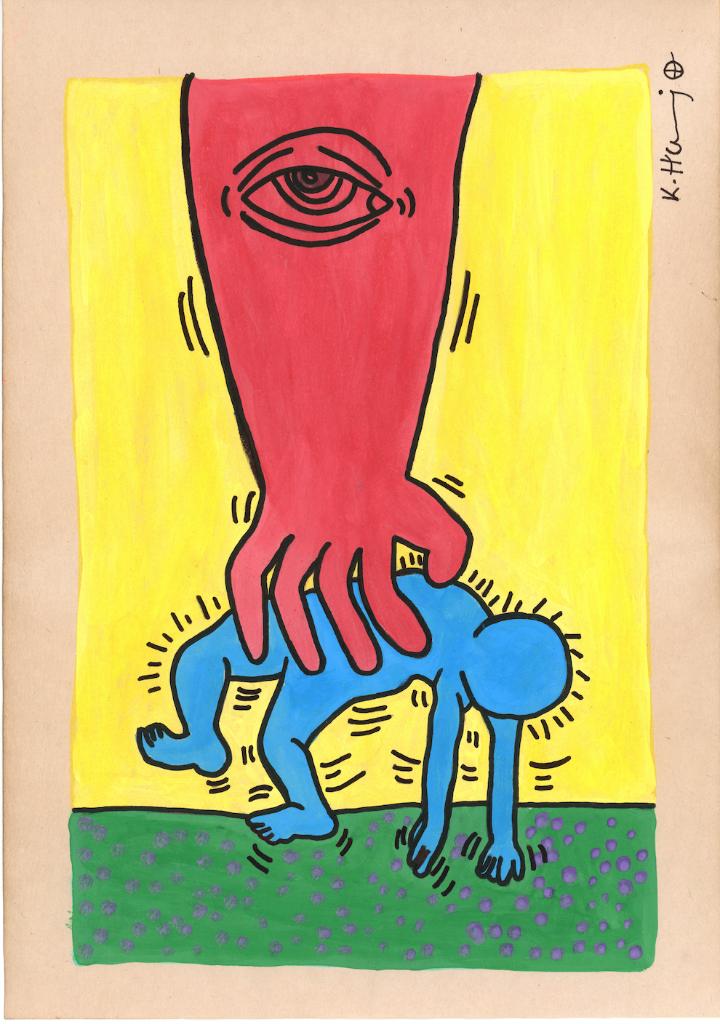 Keith Haring Artwork, Enlèvement