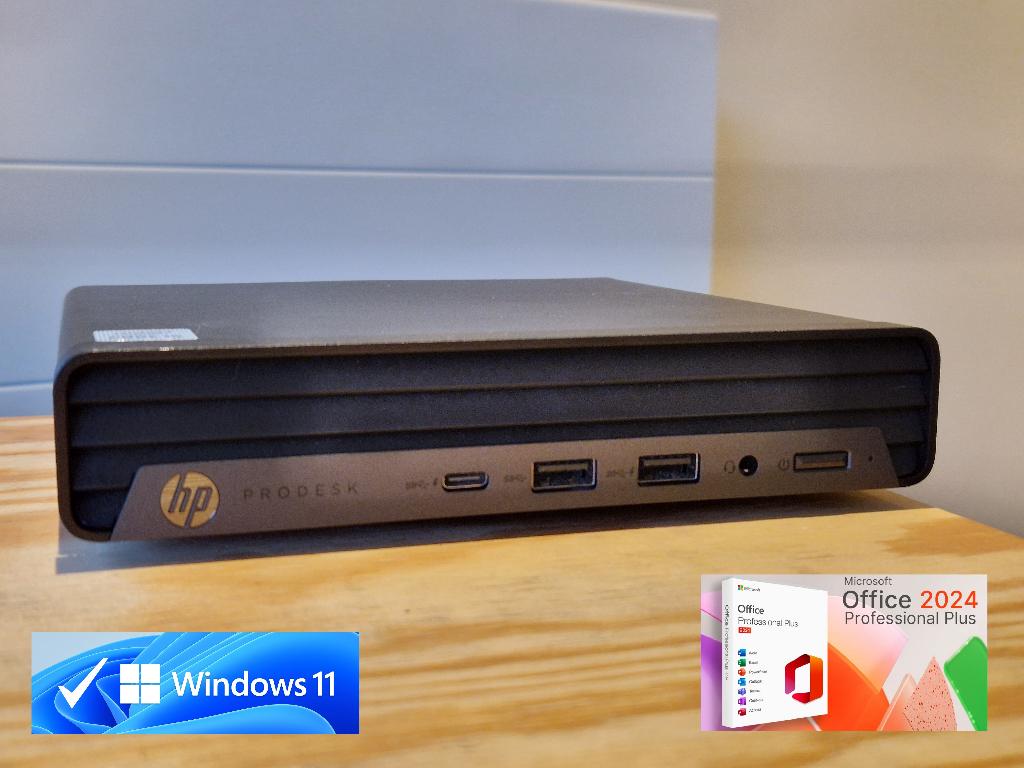 HP ProDesk i5 12x3.60Gz 16GB 512GB 4K Office 2024, Zo goed als nieuw, HP, SSD, Intel Core i5