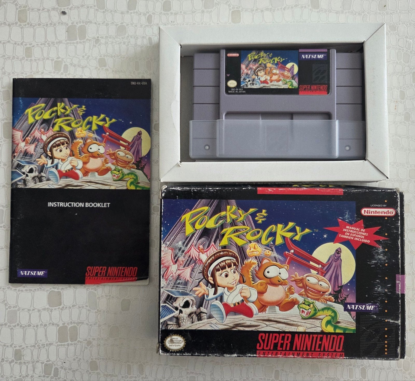 jeux pocky et rocky super nintendo, Enlèvement ou Envoi, Utilisé