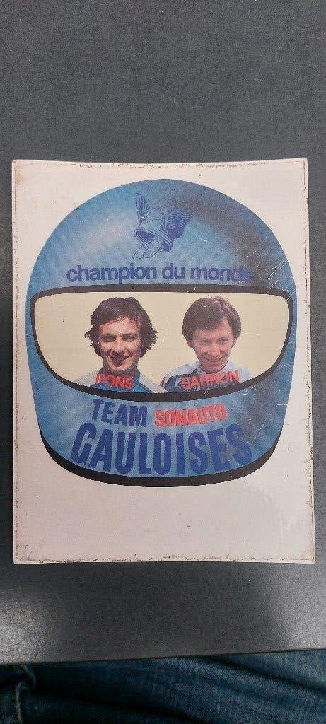 Sticker autocollant Rally team gauloises, Verzamelen, Ophalen of Verzenden, Gebruikt
