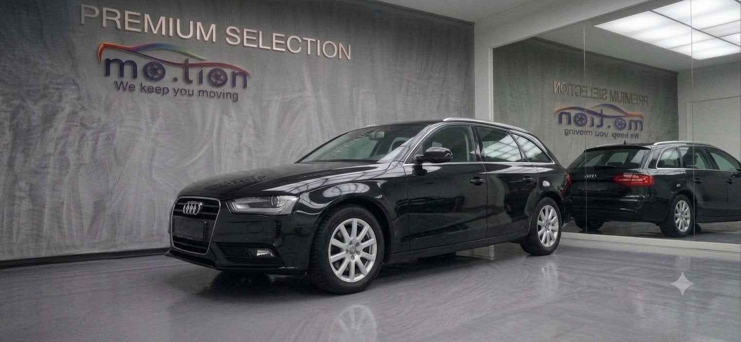 Audi A4 S-line uitvoering *EURO 6*, Automaat, A4, Zwart, Leder
