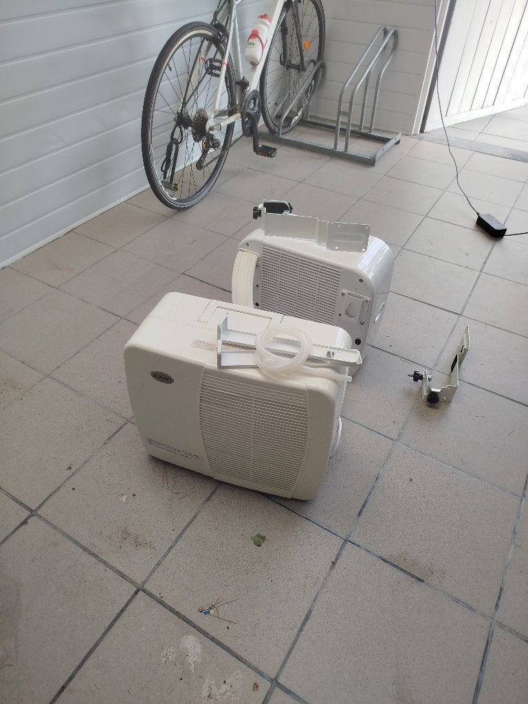 Split airco, Ophalen, Gebruikt