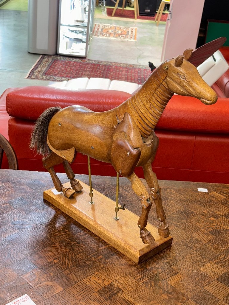 Mannequin Cheval en bois décoratif – 50 × 53 cm, Enlèvement ou Envoi, Bois