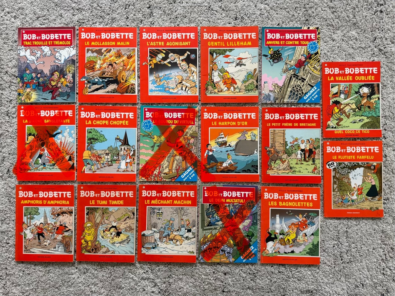 BD de Bob et Bobette (2€ pièce), Livres, Enlèvement, Utilisé
