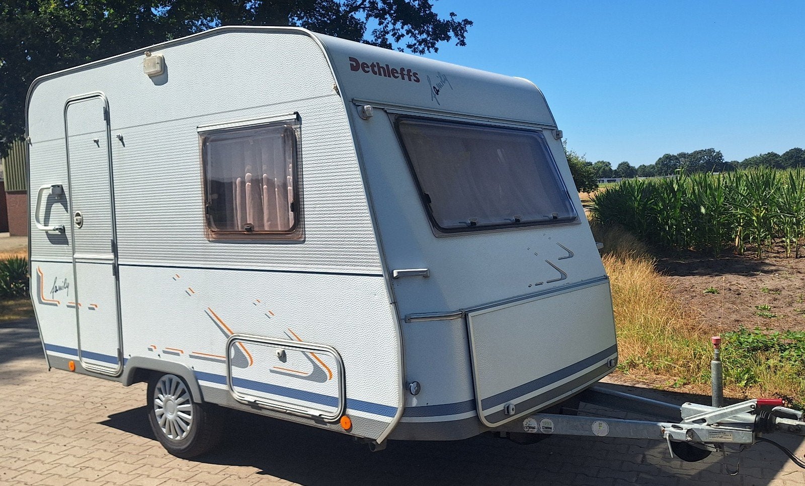 Dethleffs New line lichtgewicht, Caravans en Kamperen, Rondzit, Particulier, Fietsenrek, Dethleffs
