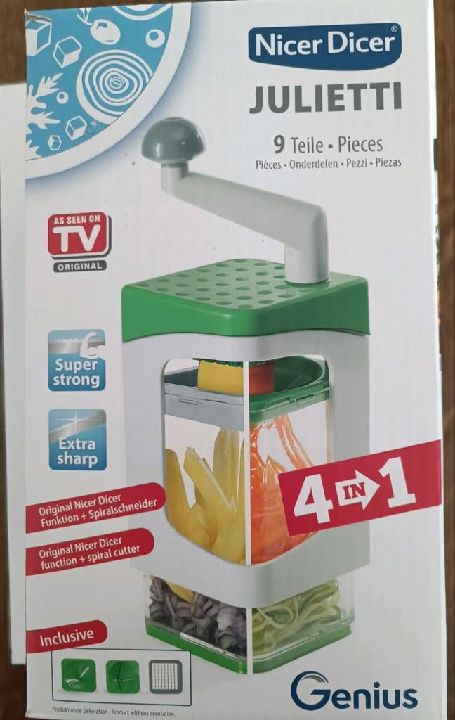 Nicer Dicer Julietti Genius (NEUF)., Ophalen