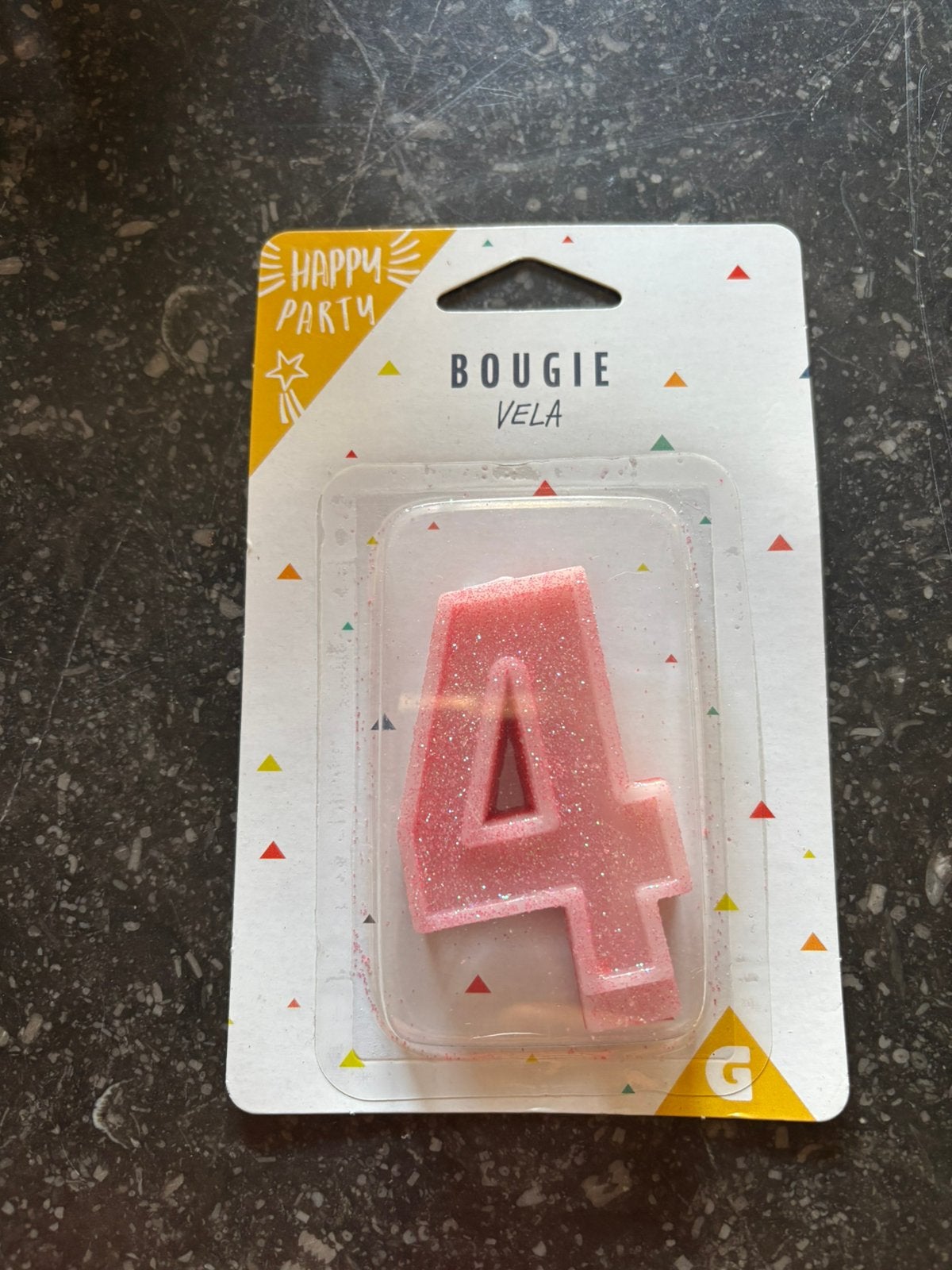 Bougie nombre 4, Enlèvement ou Envoi, Comme neuf