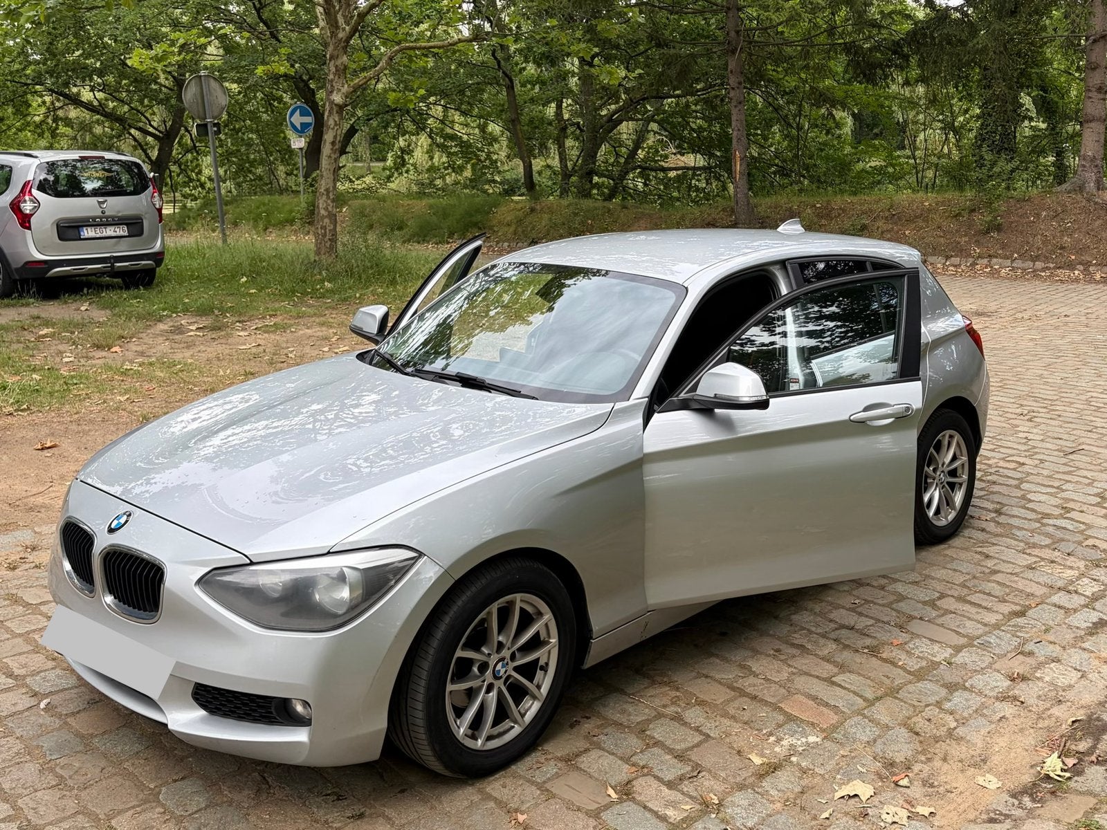 Bmw 116D Automaat, Auto's, Automaat, Euro 5, USB, Zwart