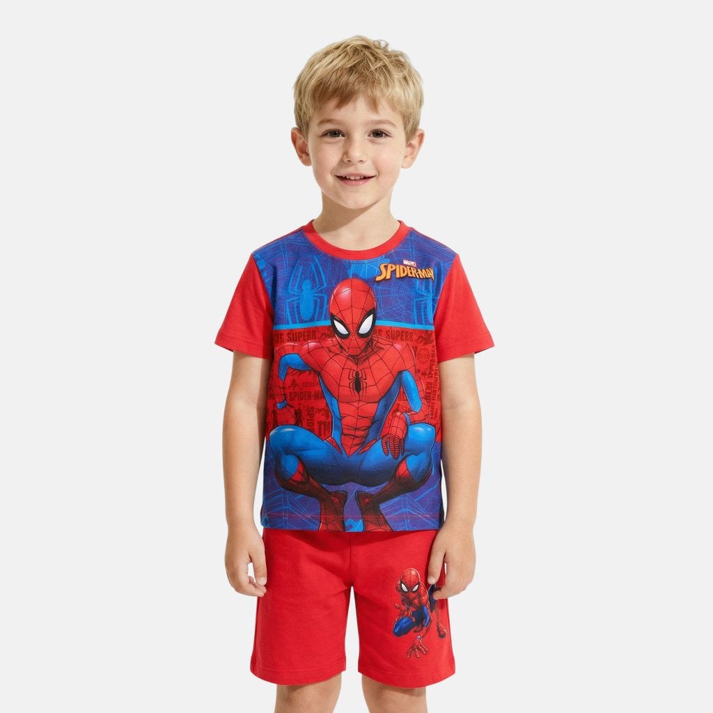 Spiderman Shortama Rood - Marvel - Mt 98-104-110-116-128, Kinderen en Baby's, Nacht- of Onderkleding, Nieuw, Ophalen of Verzenden