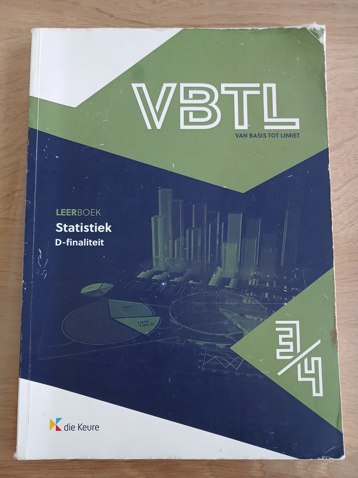 VBTL 3/4 – leerboek statistiek , Livres, Livres scolaires, Enlèvement ou Envoi, Utilisé, Néerlandais