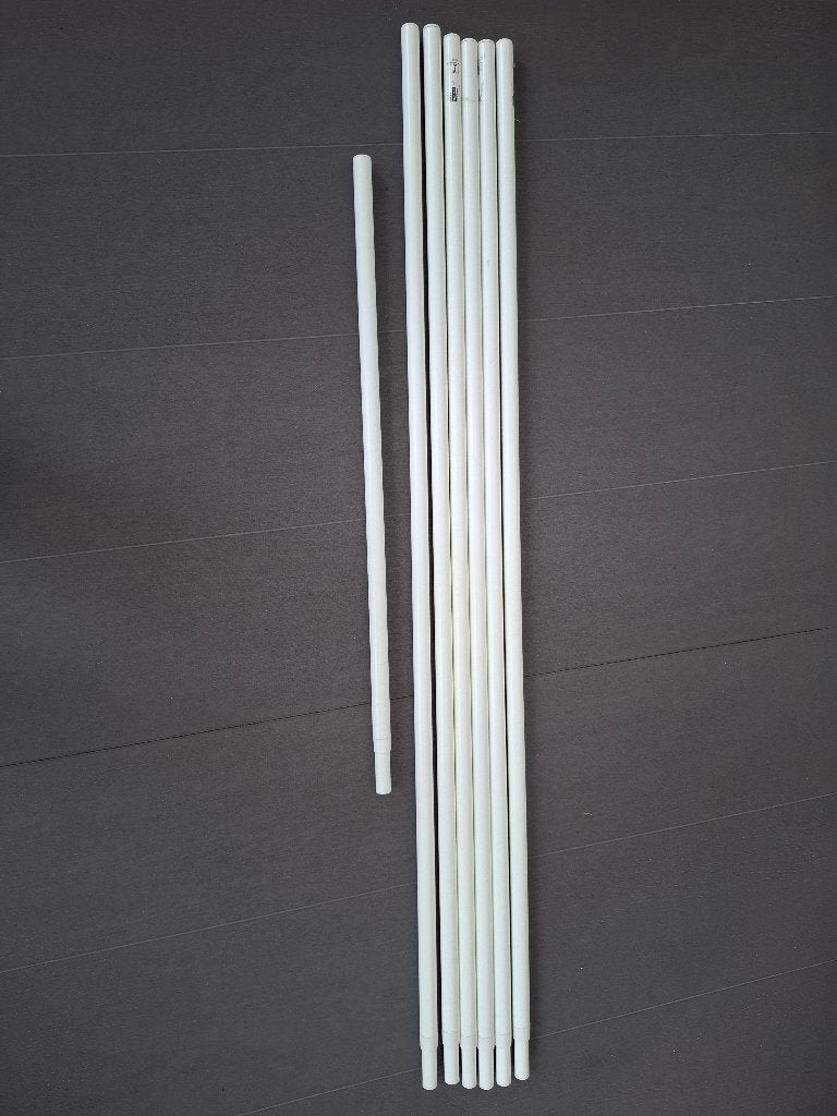 Gordijnrails + ophangsysteem IKEA, Ophalen, Gebruikt, Wit