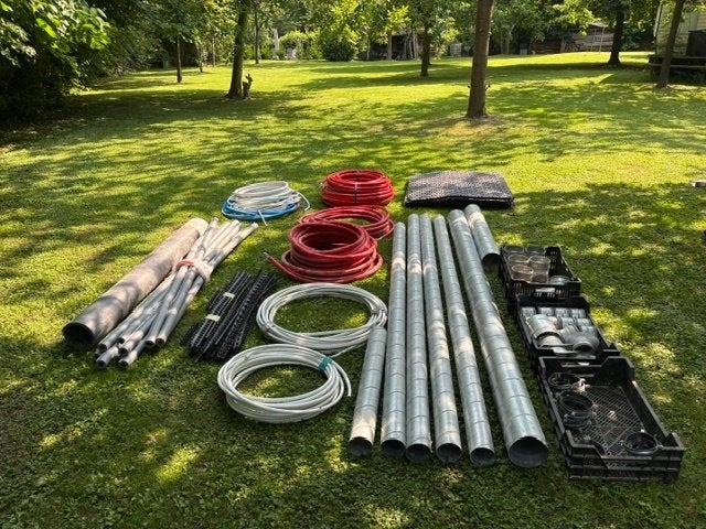Diverse bouwmaterialen overgehouden na renovatie woning, Ophalen, 6 meter of meer, Overige typen, 80 mm of meer