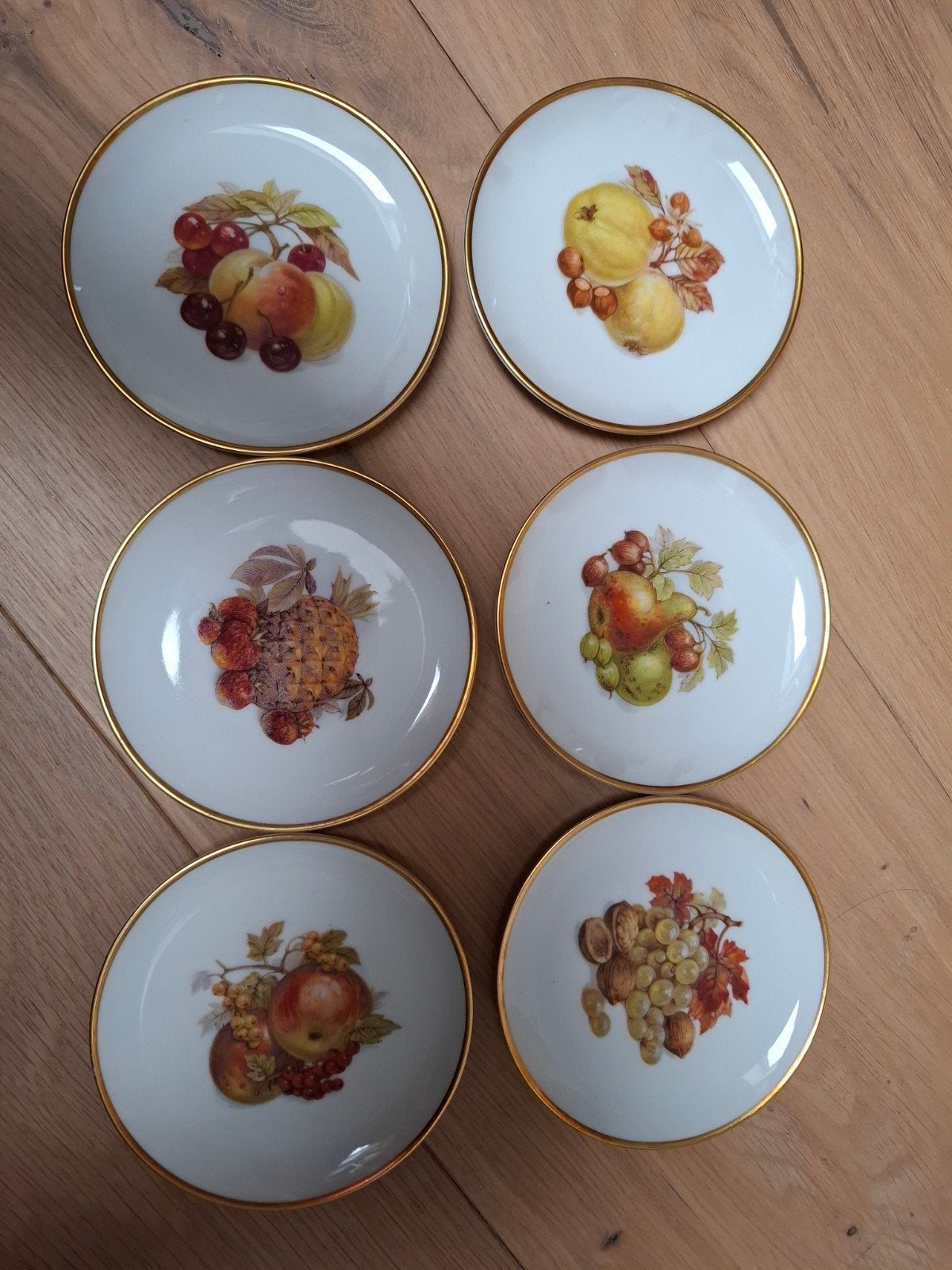 Ensemble vintage de mini-assiettes Alboth & Kaiser Bavaria, Enlèvement