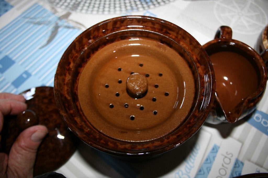 thee- of koffieservice, Ophalen