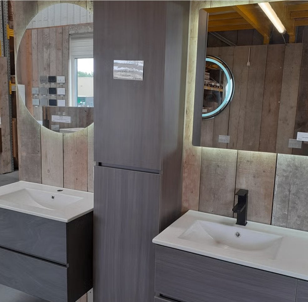 LAAGSTE PRIJS Kolomkast, lichtgrijs, moderne stijl, Kode 170, Ophalen of Verzenden, Nieuw, Grijs