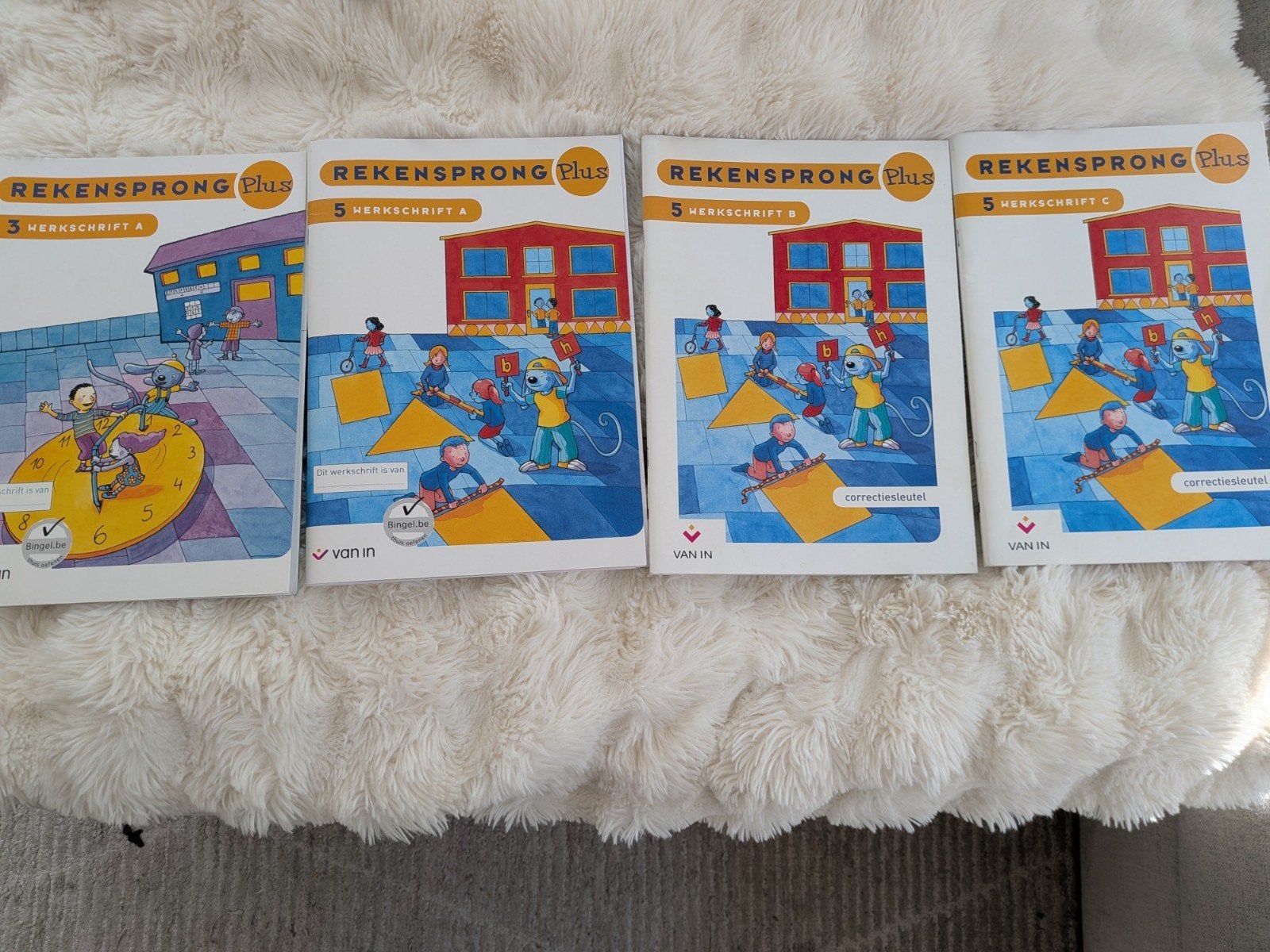 Rekensprong 3 en 5 werkschrift en correctiesleutel, Boeken, Schoolboeken, Ophalen of Verzenden, Zo goed als nieuw, Wiskunde A