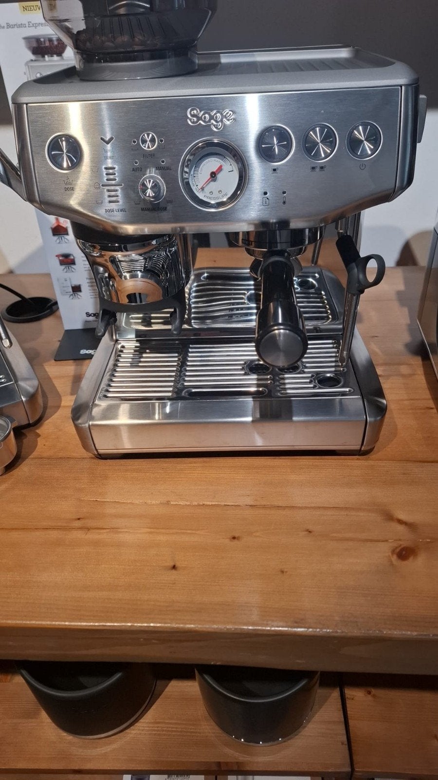 Sage barista the express met nieuwe onderhoudsbeurt, Electroménager, Cafetières, Enlèvement