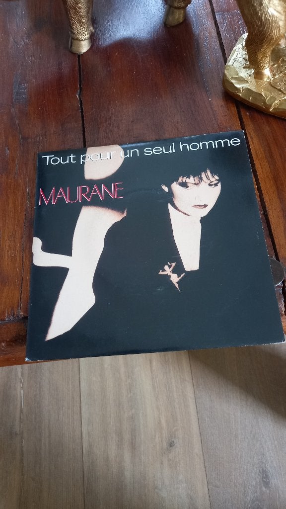 vinyl (45T) maurane "tout pour un seul homme", Enlèvement, Comme neuf, Pop