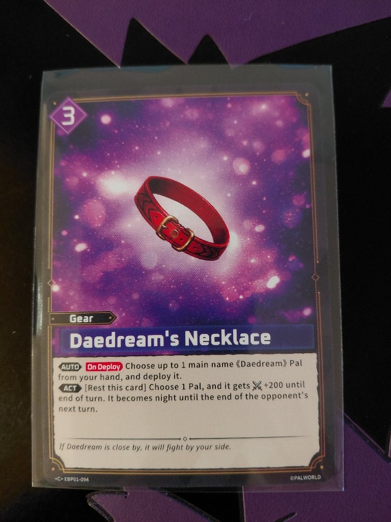 Palworld: Daedream's Necklace - <C> EBP01-094 (PRISTINE), Enlèvement ou Envoi, Neuf, Carte(s) à jouer