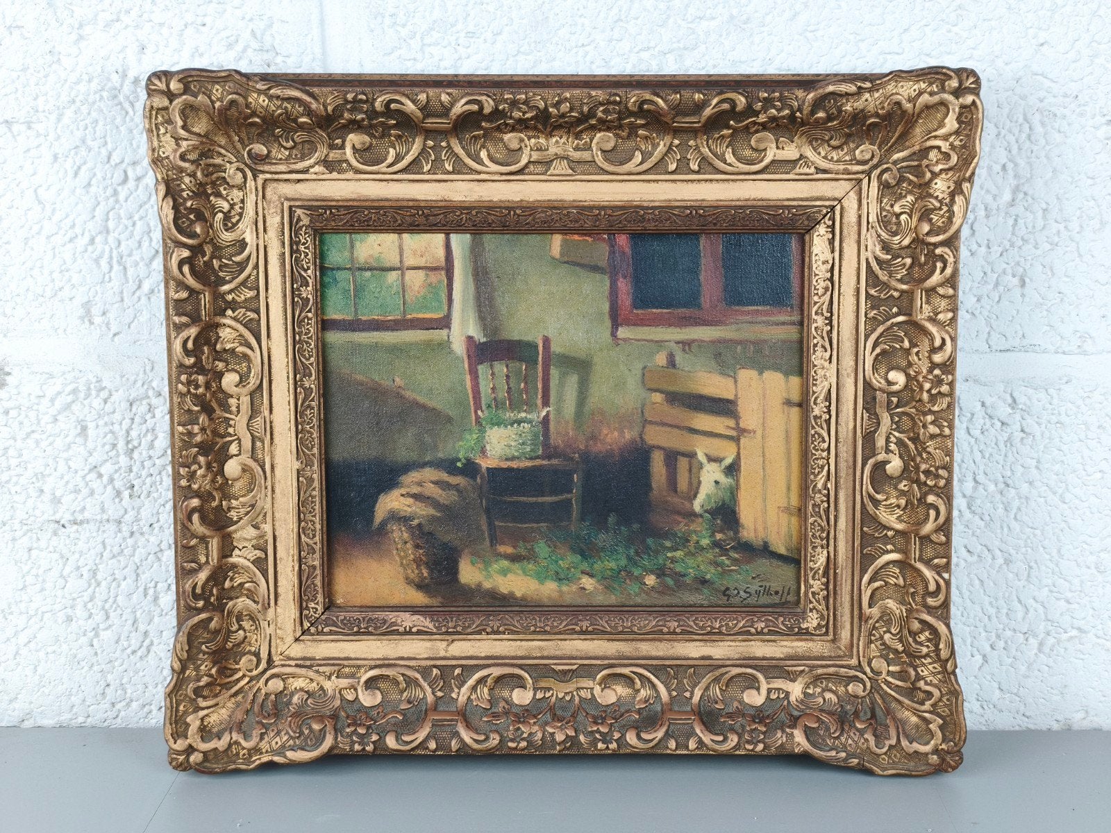 C.J. Sijthoff schilderij, Antiek en Kunst, Ophalen of Verzenden