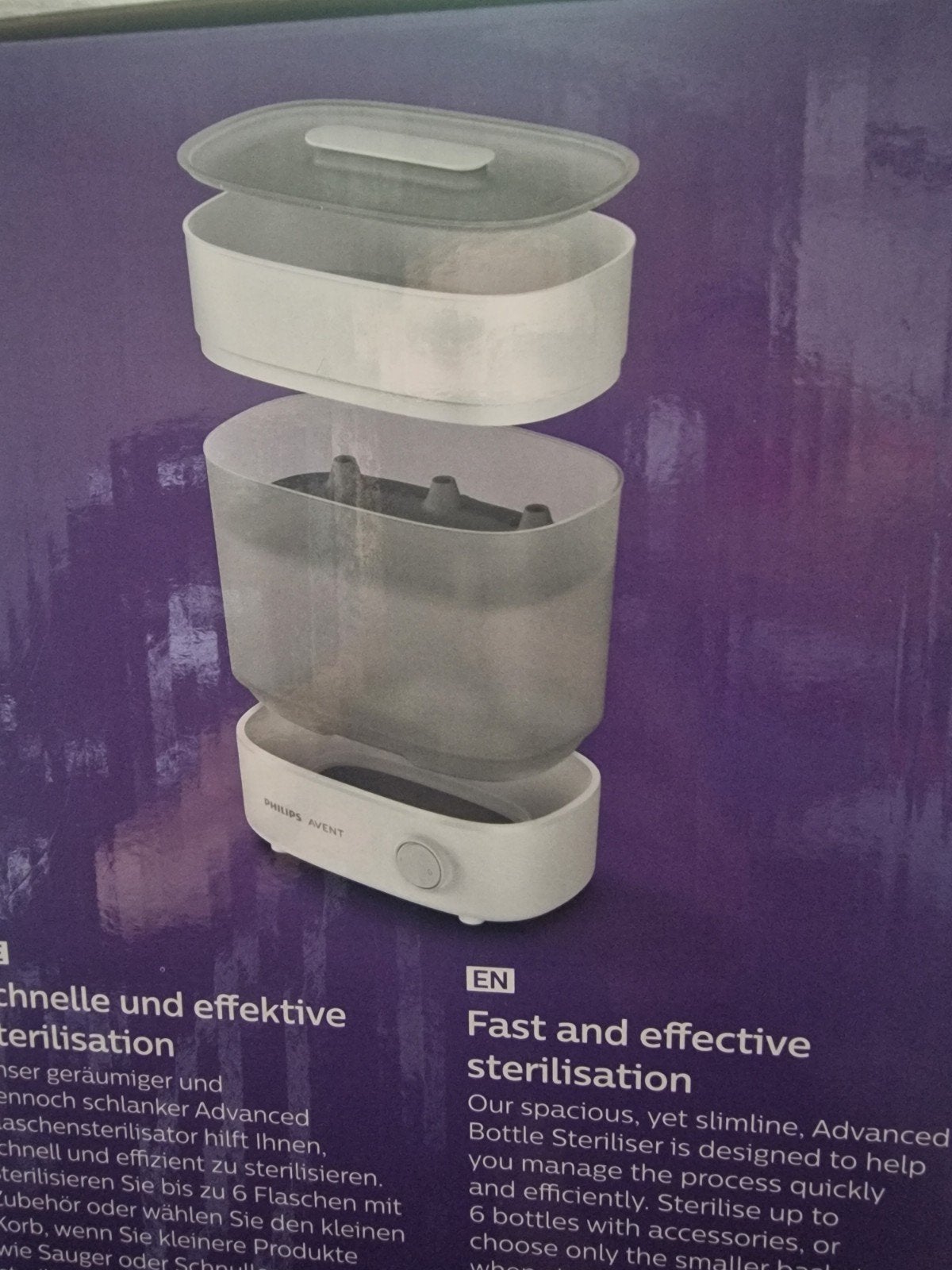 Philips Avent flessensterilisator, Ophalen of Verzenden, Babyfles, Philips Avent