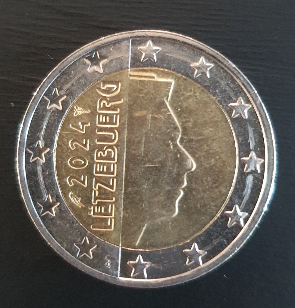 2 euro van Luxemburg van 2024, Timbres & Monnaies, Monnaies | Europe | Monnaies euro, Enlèvement ou Envoi, Luxembourg, 2 euros
